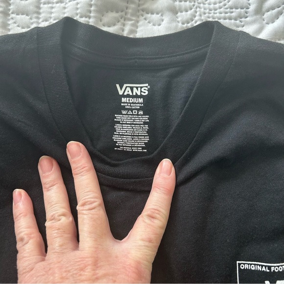 Vans Classic Black Long Sleeve Tee - Picture 3 of 4